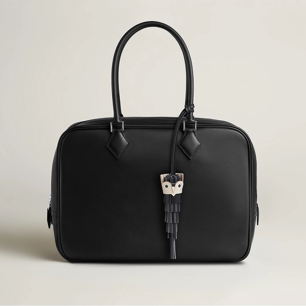 Hermes Choette Owl Black Bag Charm